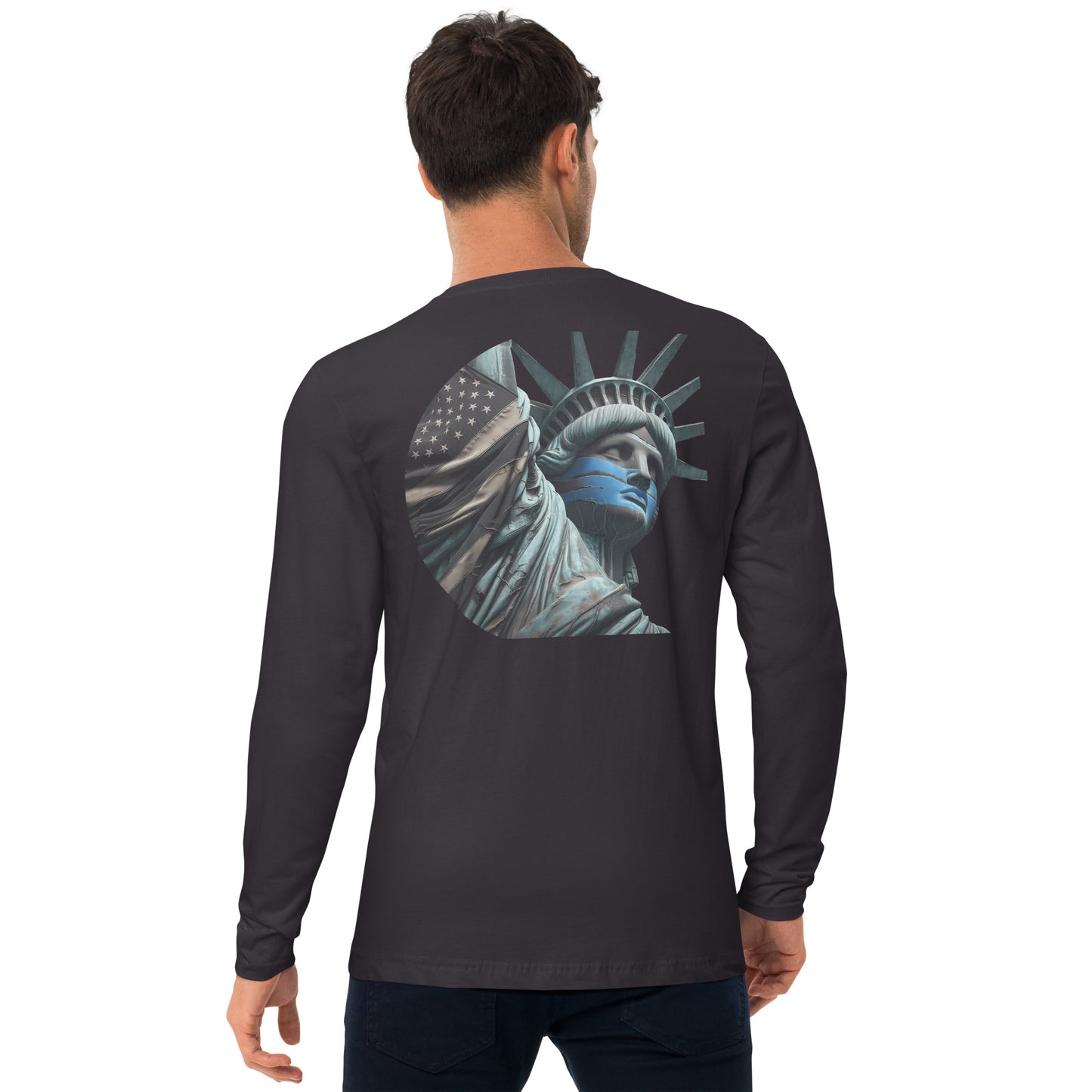 Men's Thin Blue Line Long Sleeve Shirt