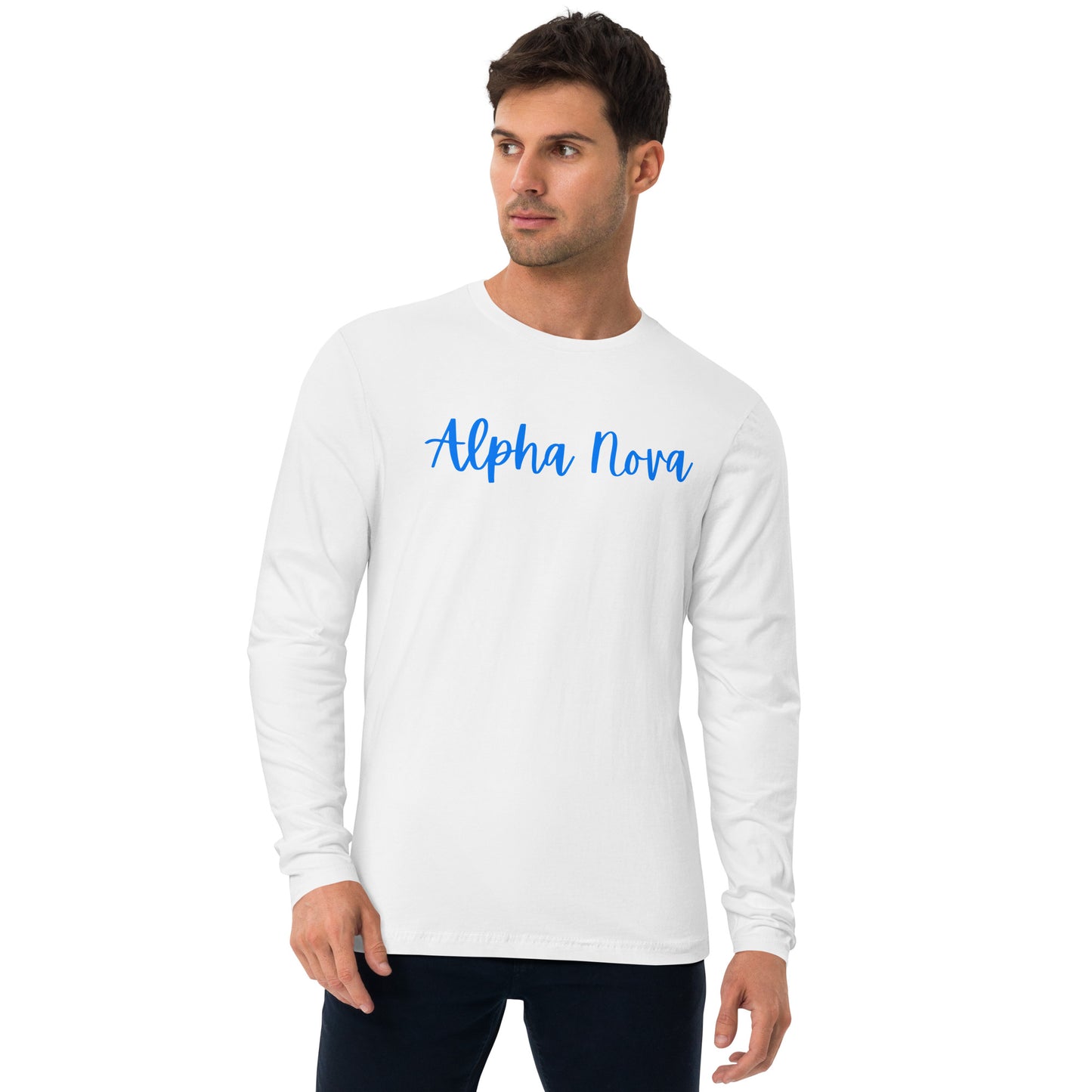 Men's Thin Blue Line Long Sleeve Shirt