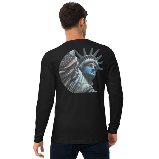 Men's Thin Blue Line Long Sleeve Shirt