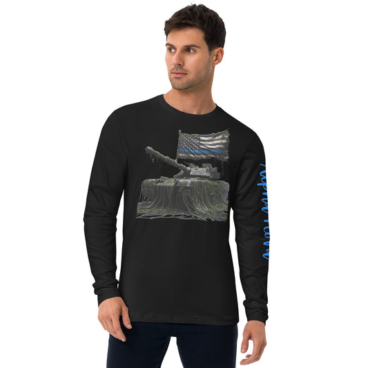 Men's Thin Blue Line Long Sleeve Shirt