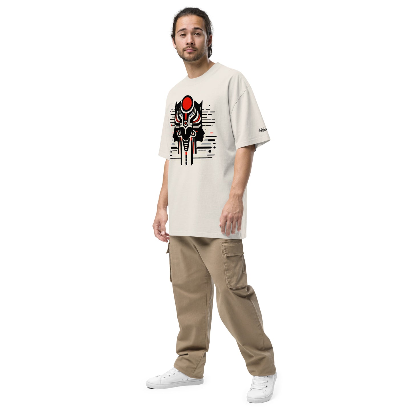 Men's Alpha Oversized Graphic T-shirt