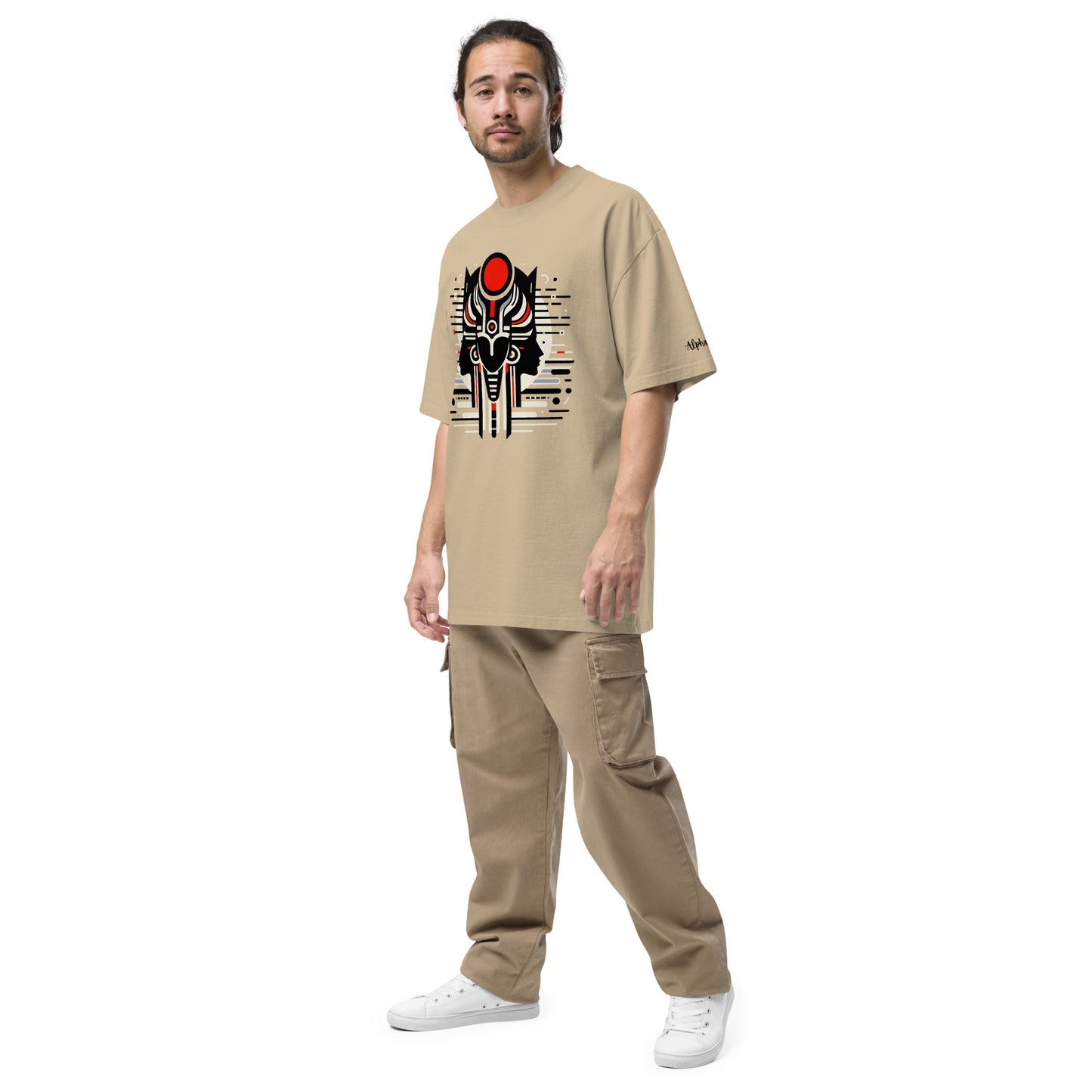 Men's Alpha Oversized Graphic T-shirt