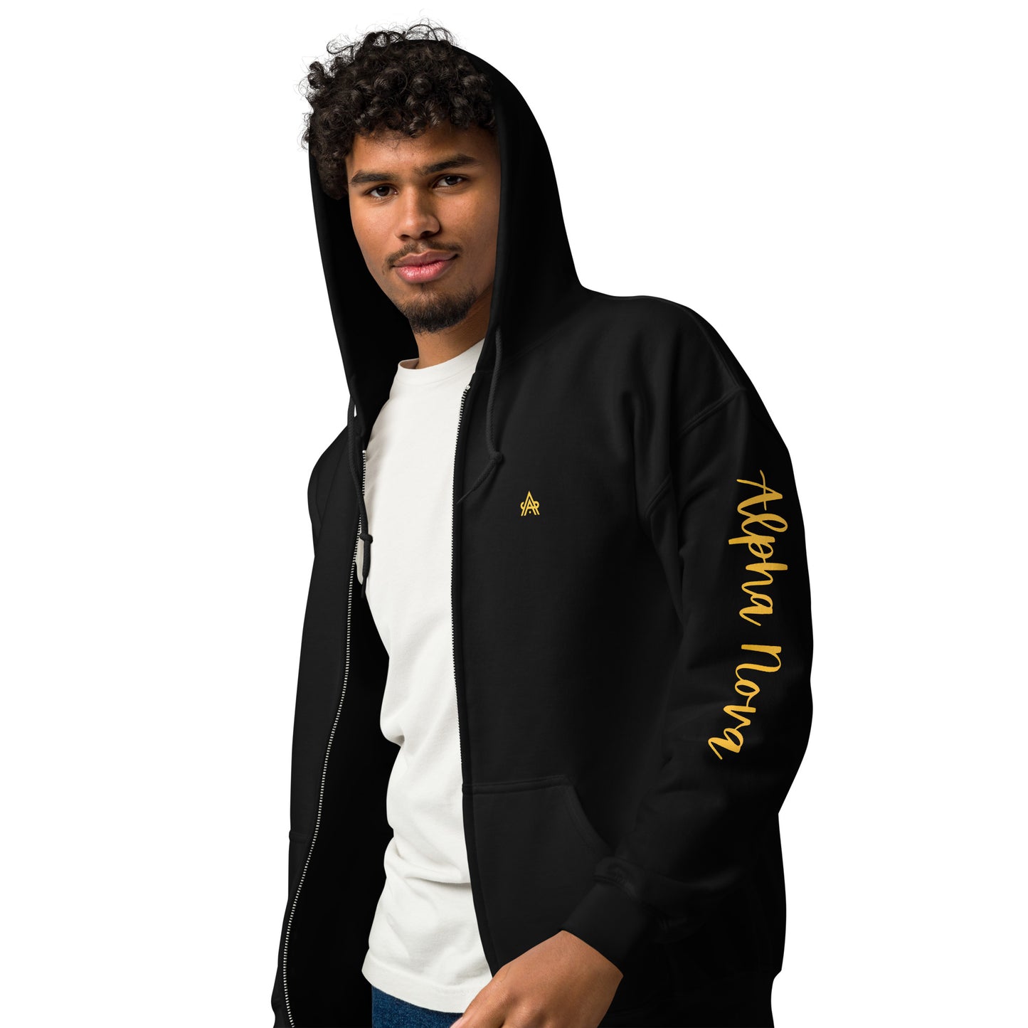 Men's Heavy Blend Alpha Zip Hoodie