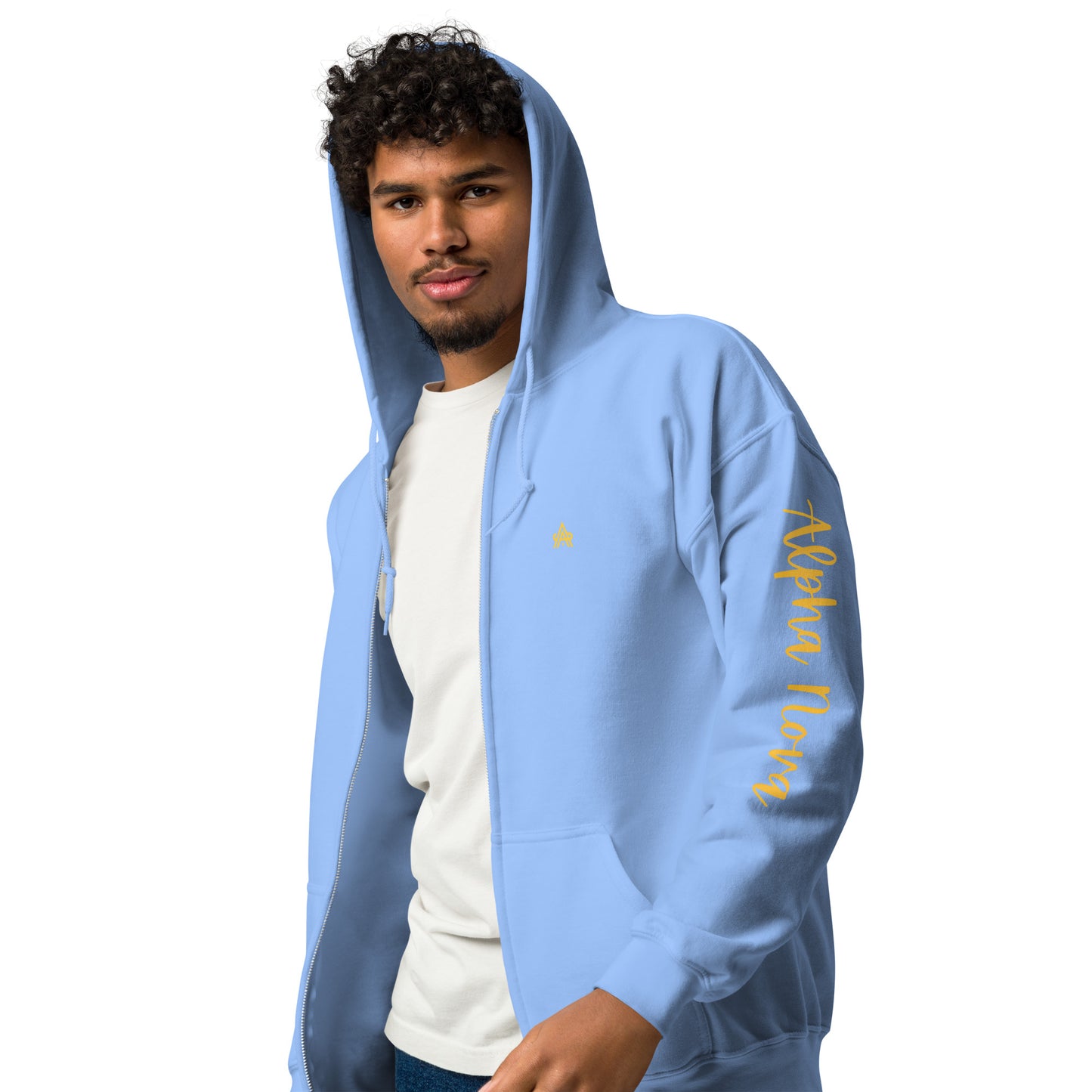 Men's Heavy Blend Alpha Zip Hoodie