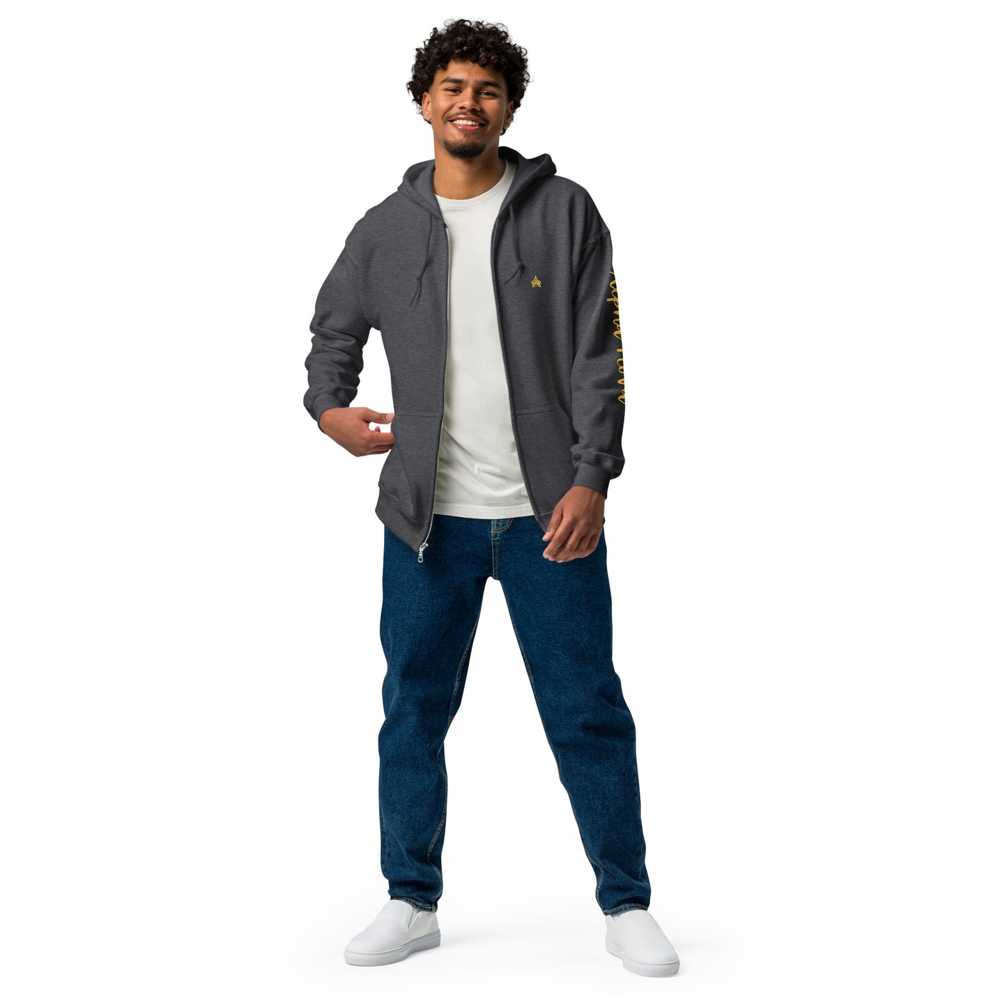 Men's Heavy Blend Alpha Zip Hoodie