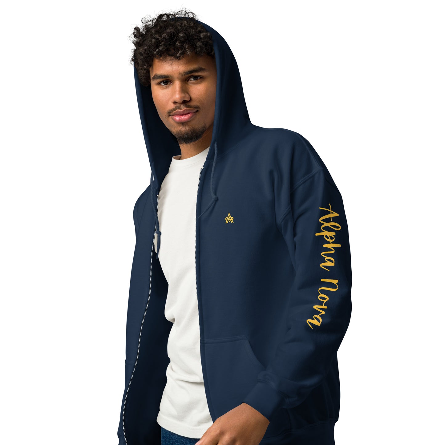 Men's Heavy Blend Alpha Zip Hoodie