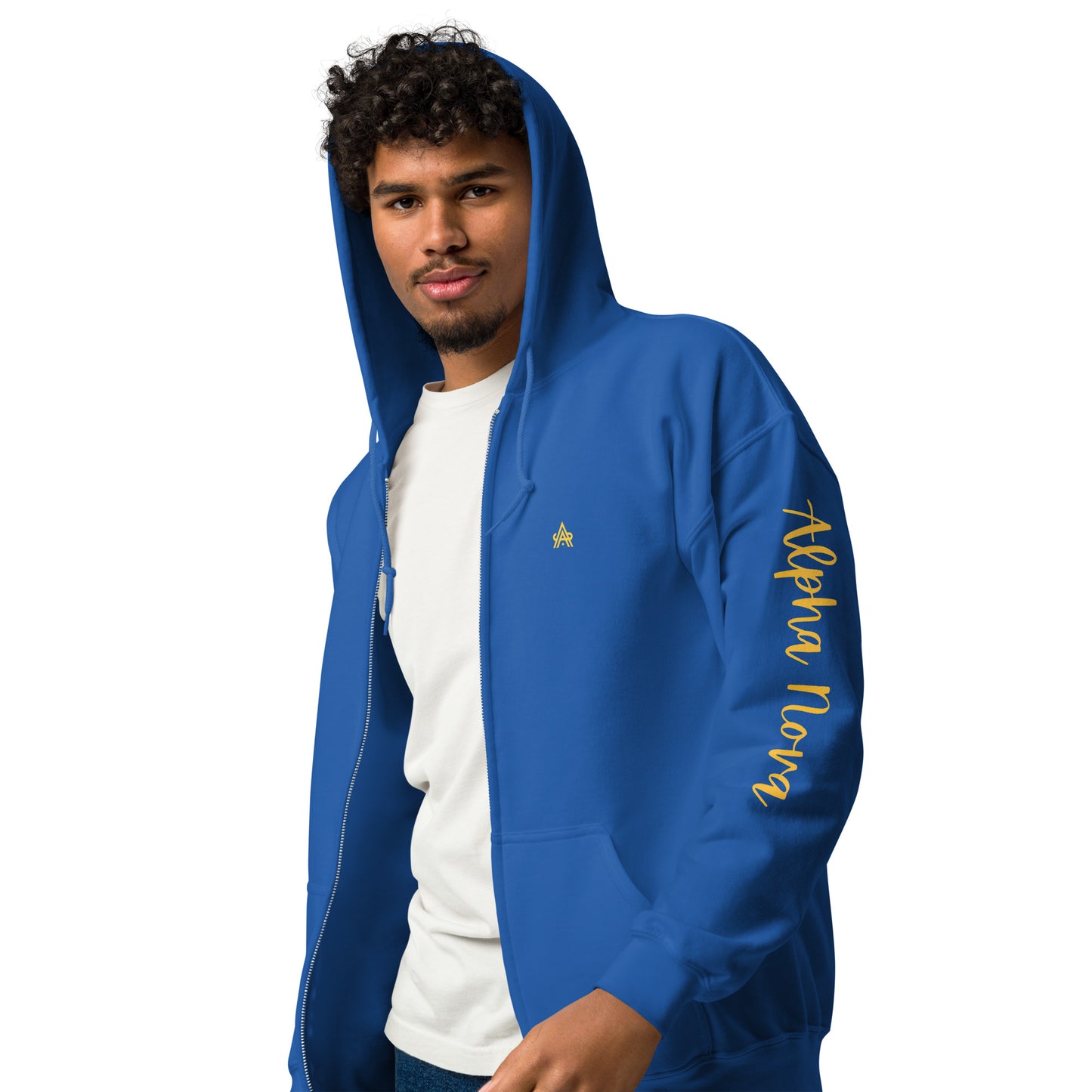 Men's Heavy Blend Alpha Zip Hoodie