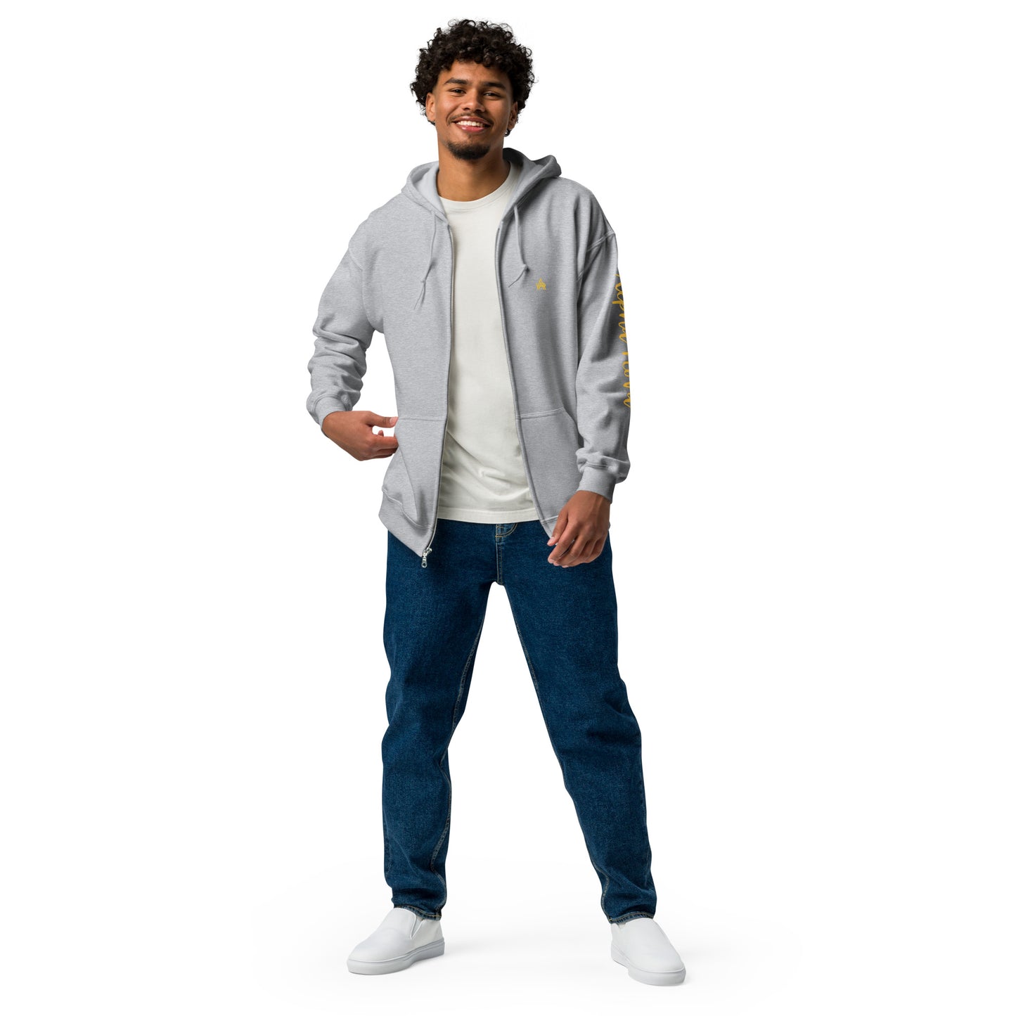 Men's Heavy Blend Alpha Zip Hoodie