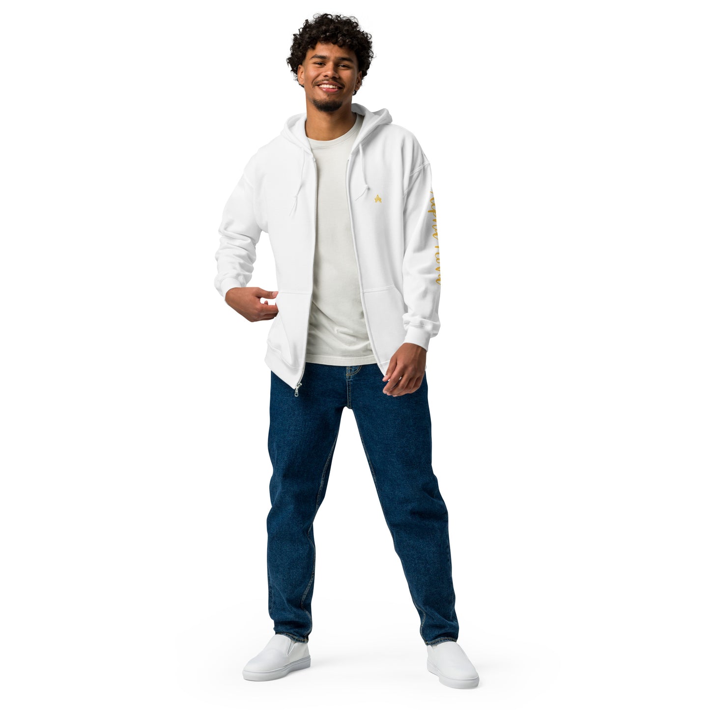 Men's Heavy Blend Alpha Zip Hoodie