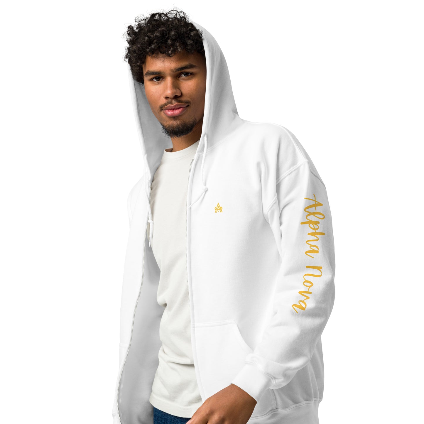 Men's Heavy Blend Alpha Zip Hoodie