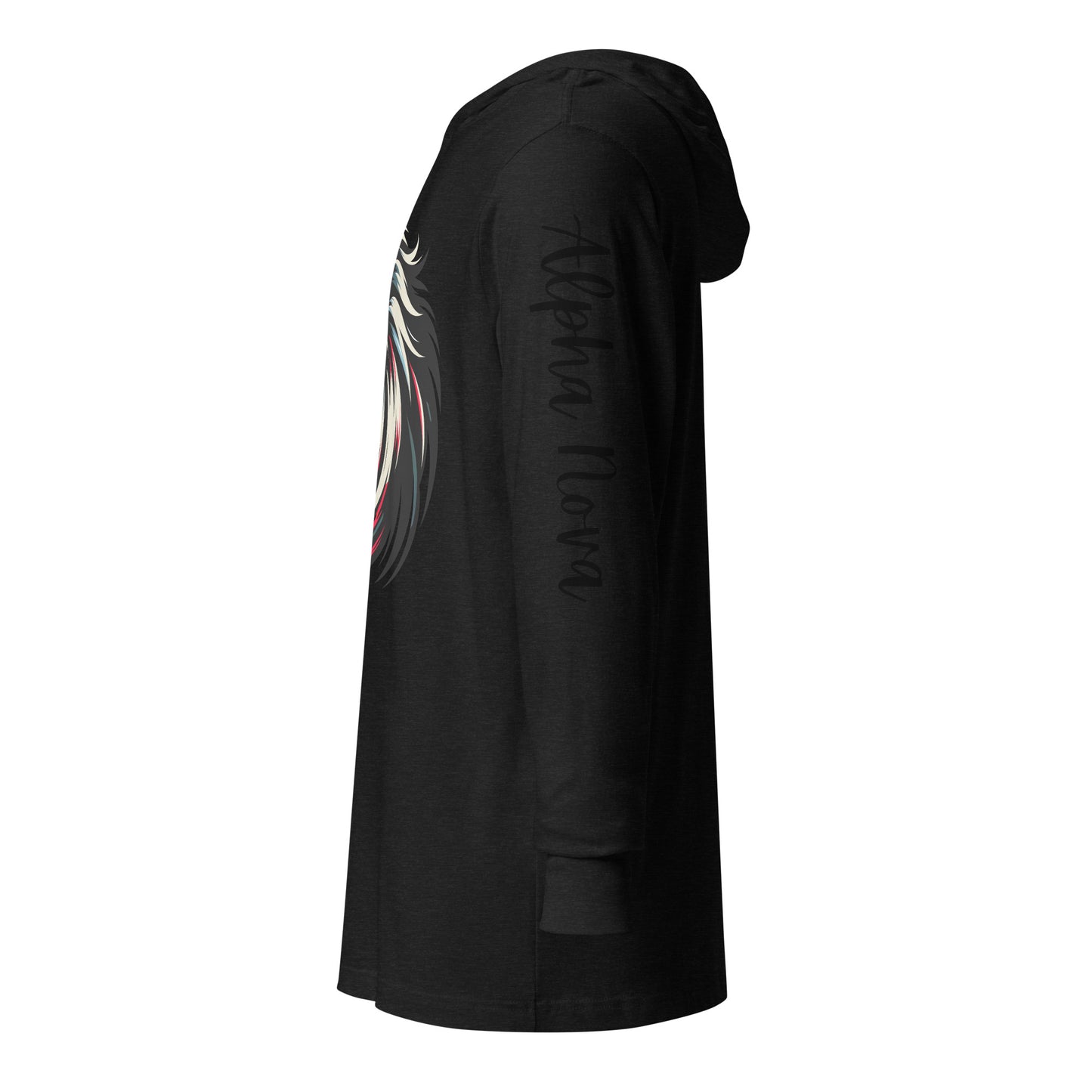 Men's Hooded Graphic Long-Sleeve Tee