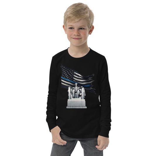 Youth Thin Blue Line Long Sleeve Shirt