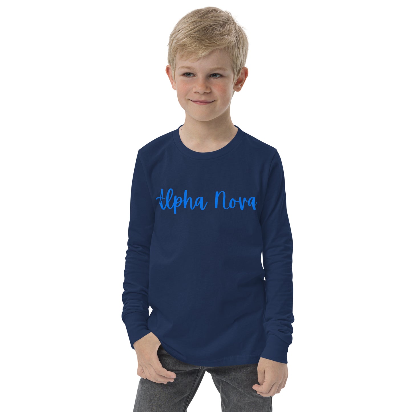 Youth Thin Blue Line Long Sleeve Shirt